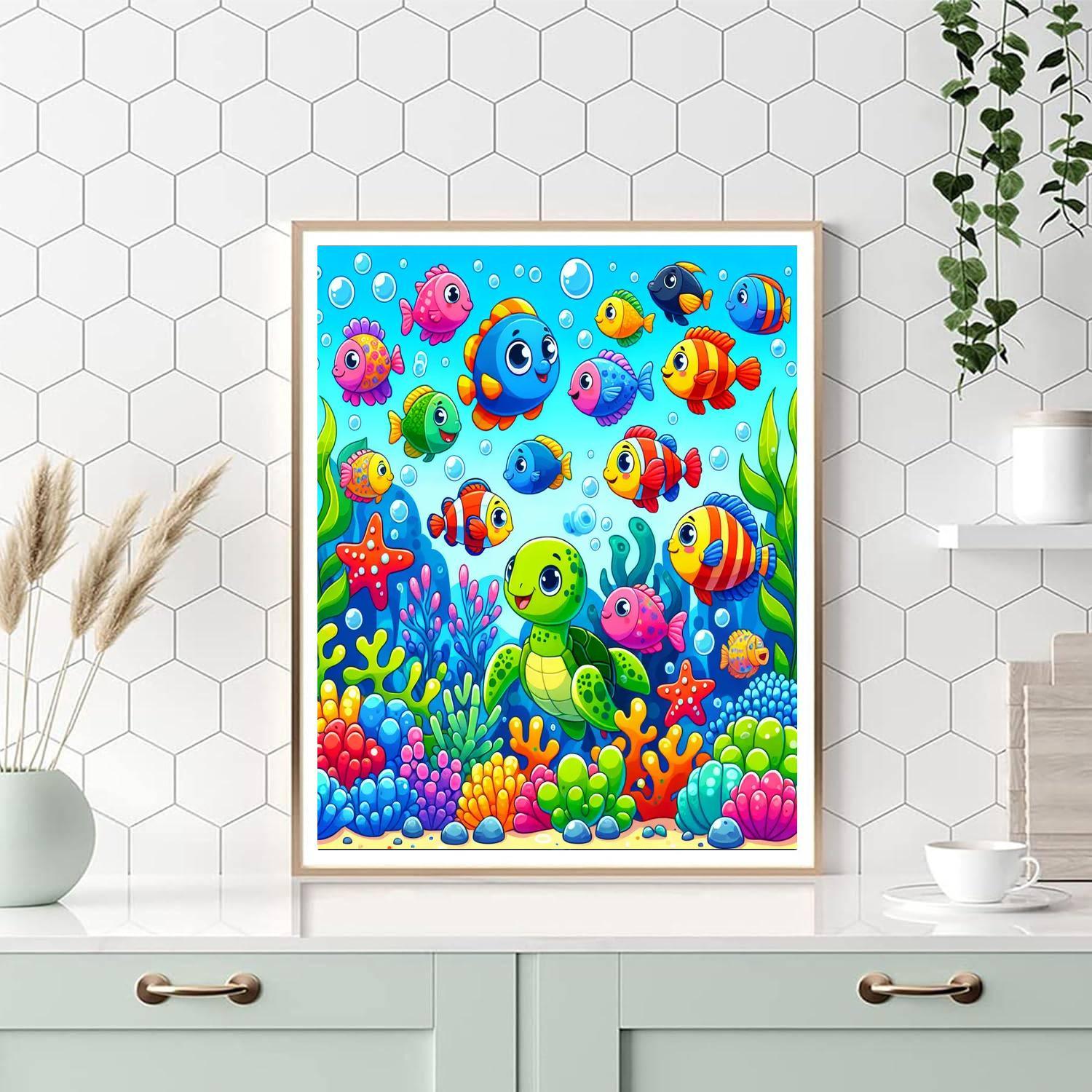 Fun Ocean Adventure Number Painting