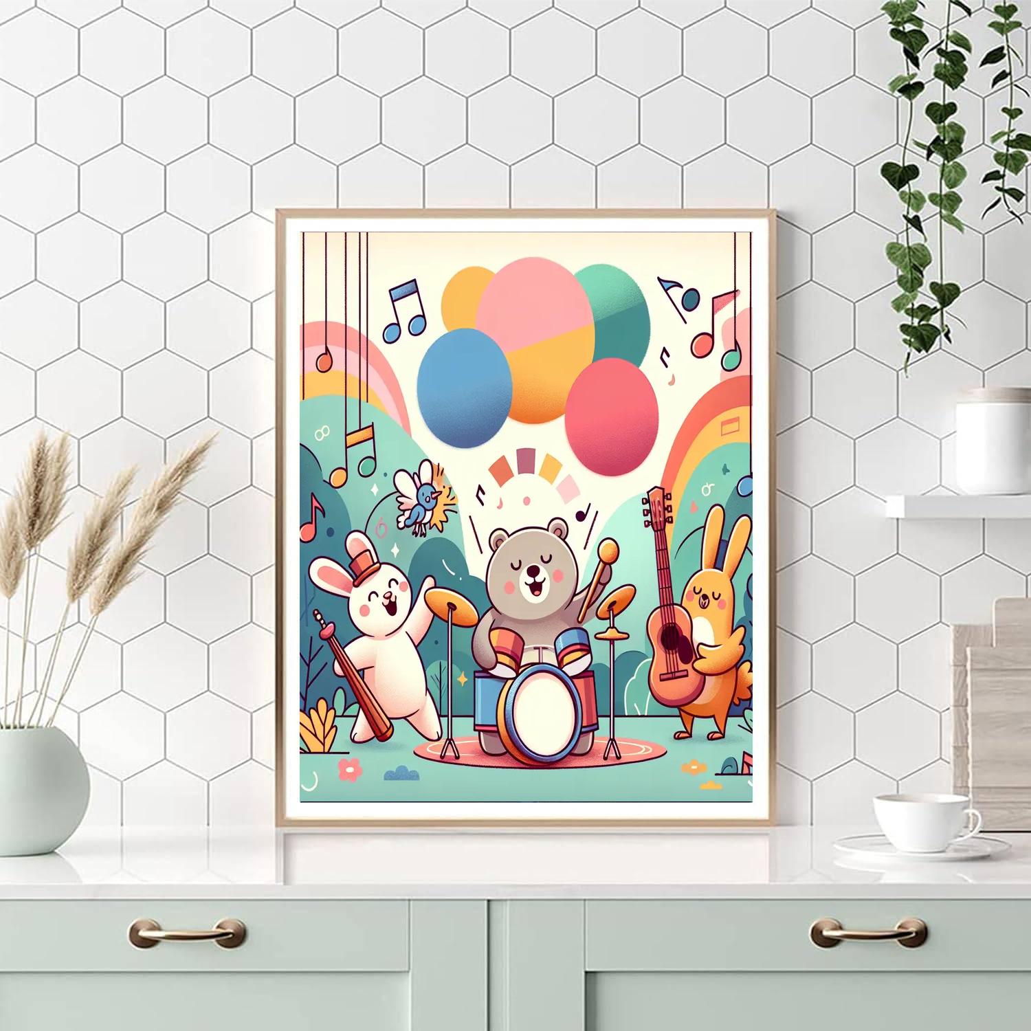 The Magic Of Music Painting Number Kit