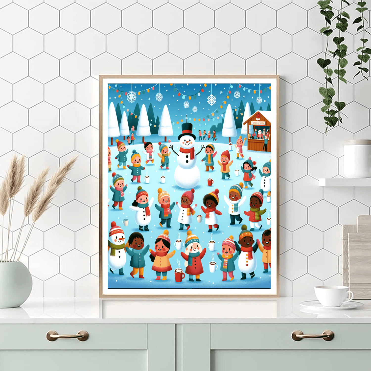 Frosty's Winter Festival Painting Number Kit
