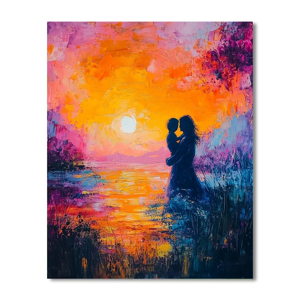Sunset Embrace Paint By Numbers