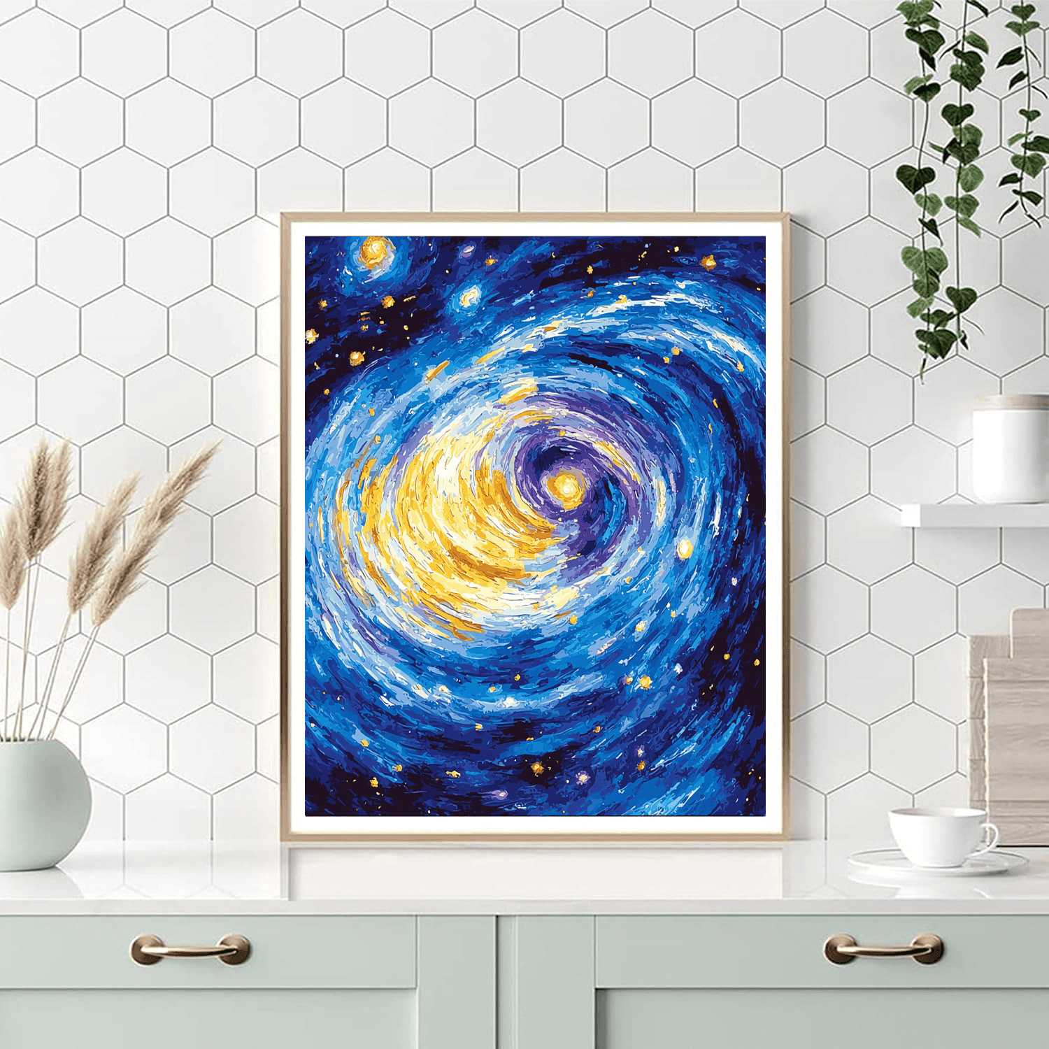 Vincent Van Gogh Inspired Endless Cosmos  Numbered Painting Kits