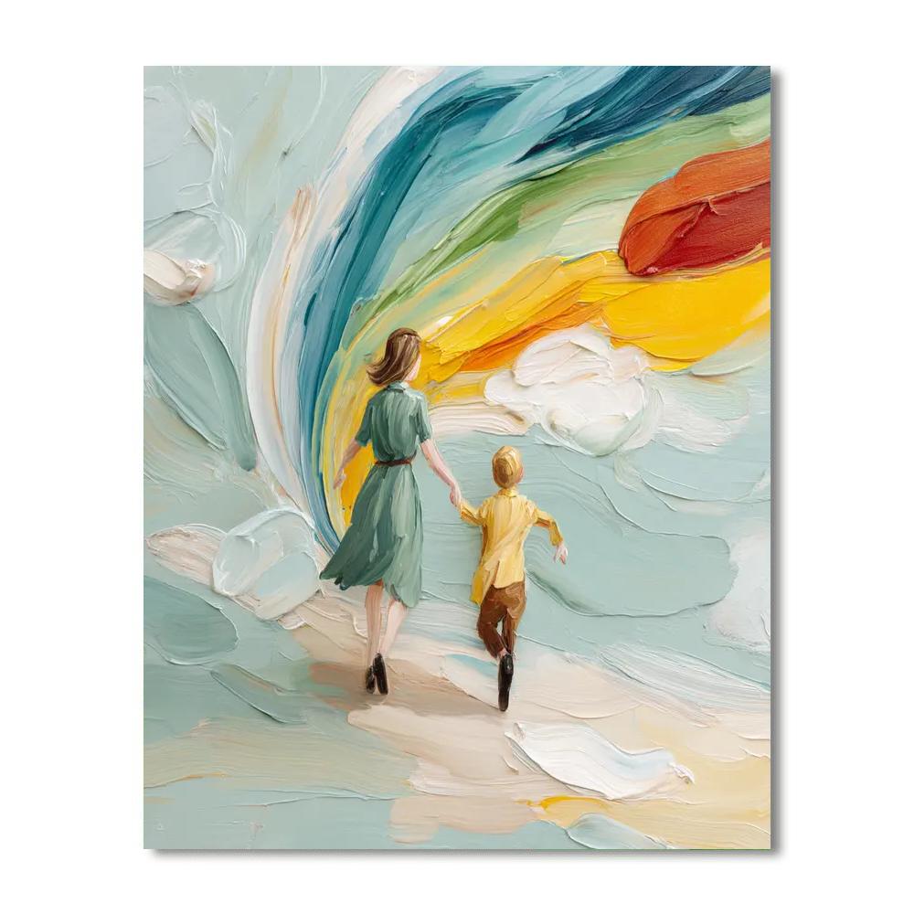 Beyond The Rainbow Painting Number Kit