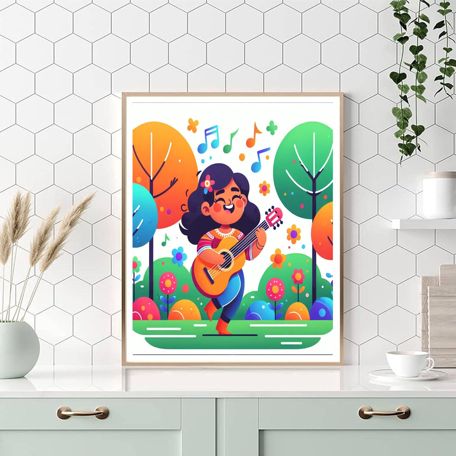 Merry Musician Paint By Number