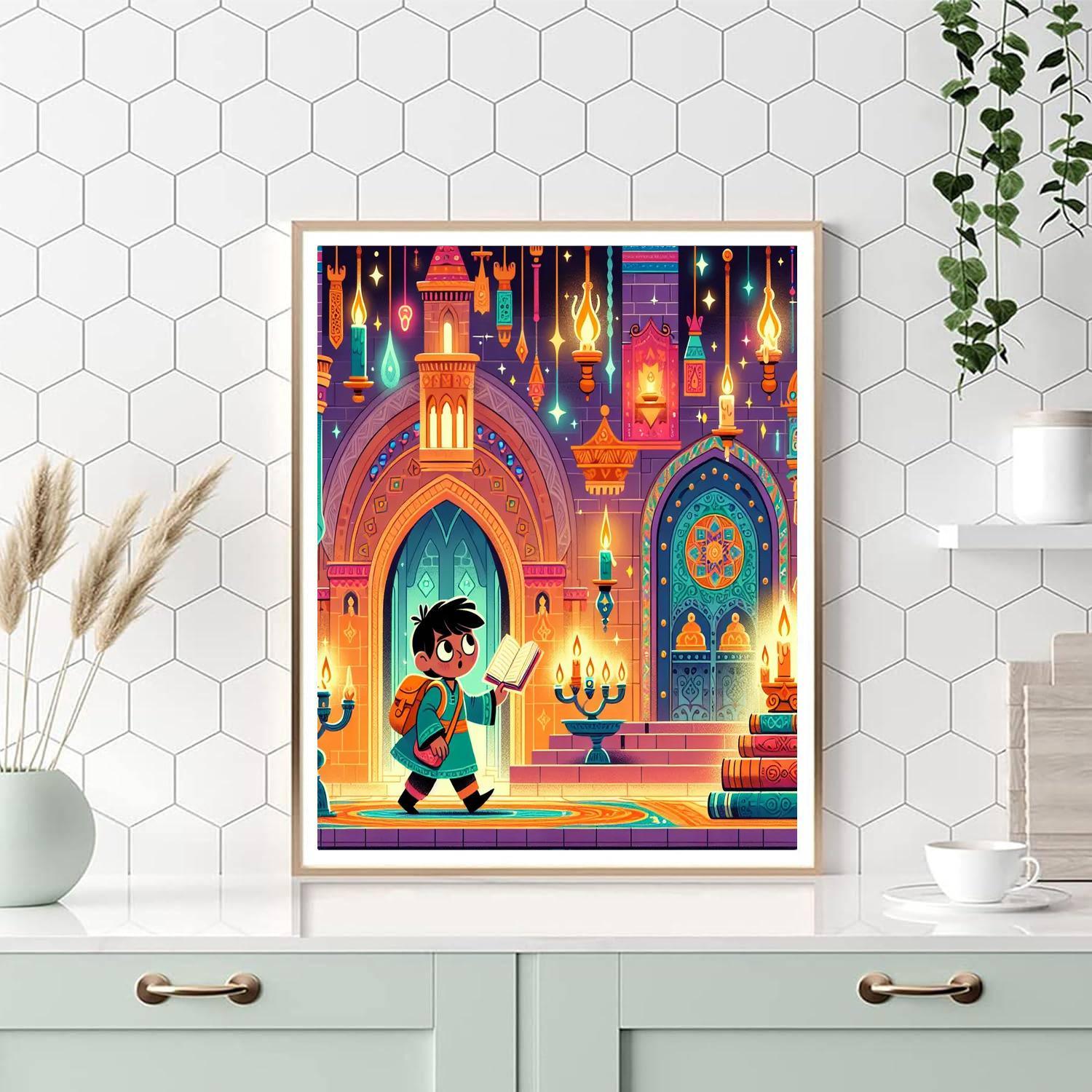 Magic Castle Journey Painting Number Kit