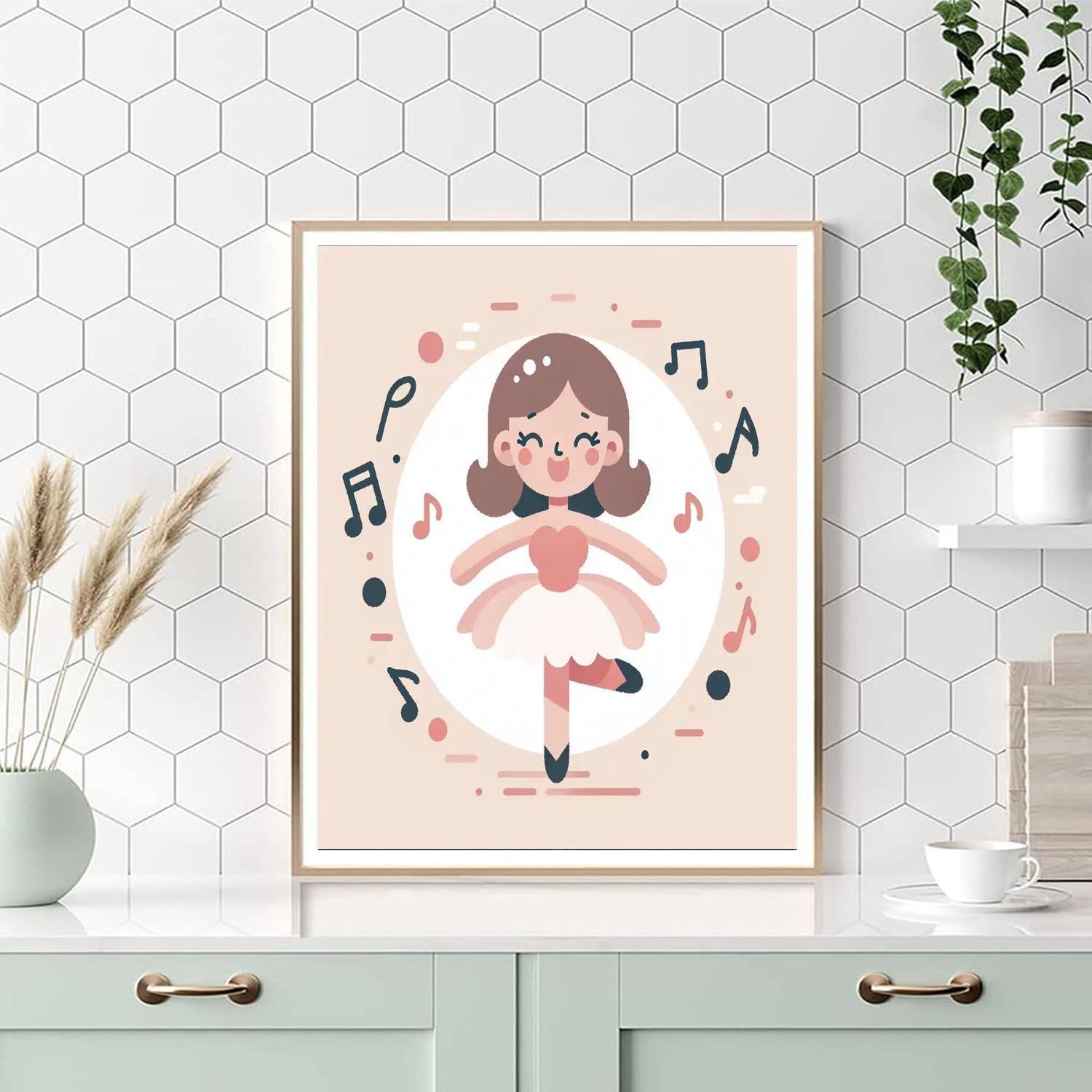 Twirling Ballerina Dreams Paint By Numbers Kits