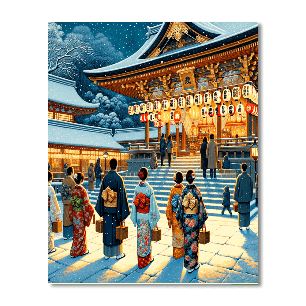 Oshogatsu - Japan Painting By Numbers Kit