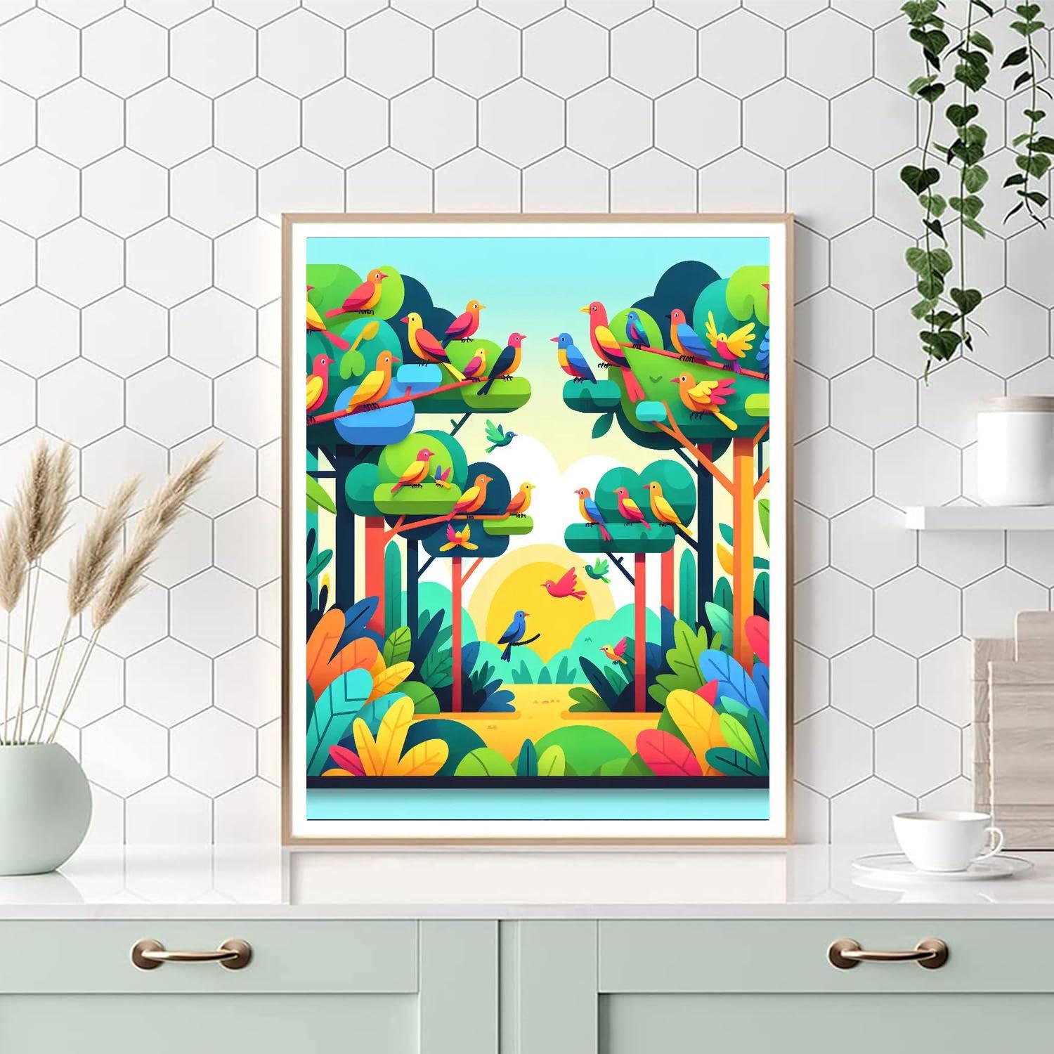 Rainforest Explorer's Quest Paint By Number