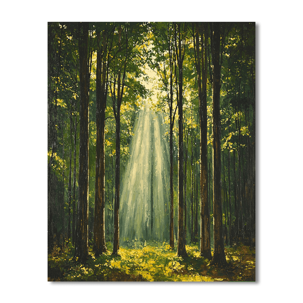 Thomas Cole Inspired Echoes Of The Forest  Paint By Numbers Kits