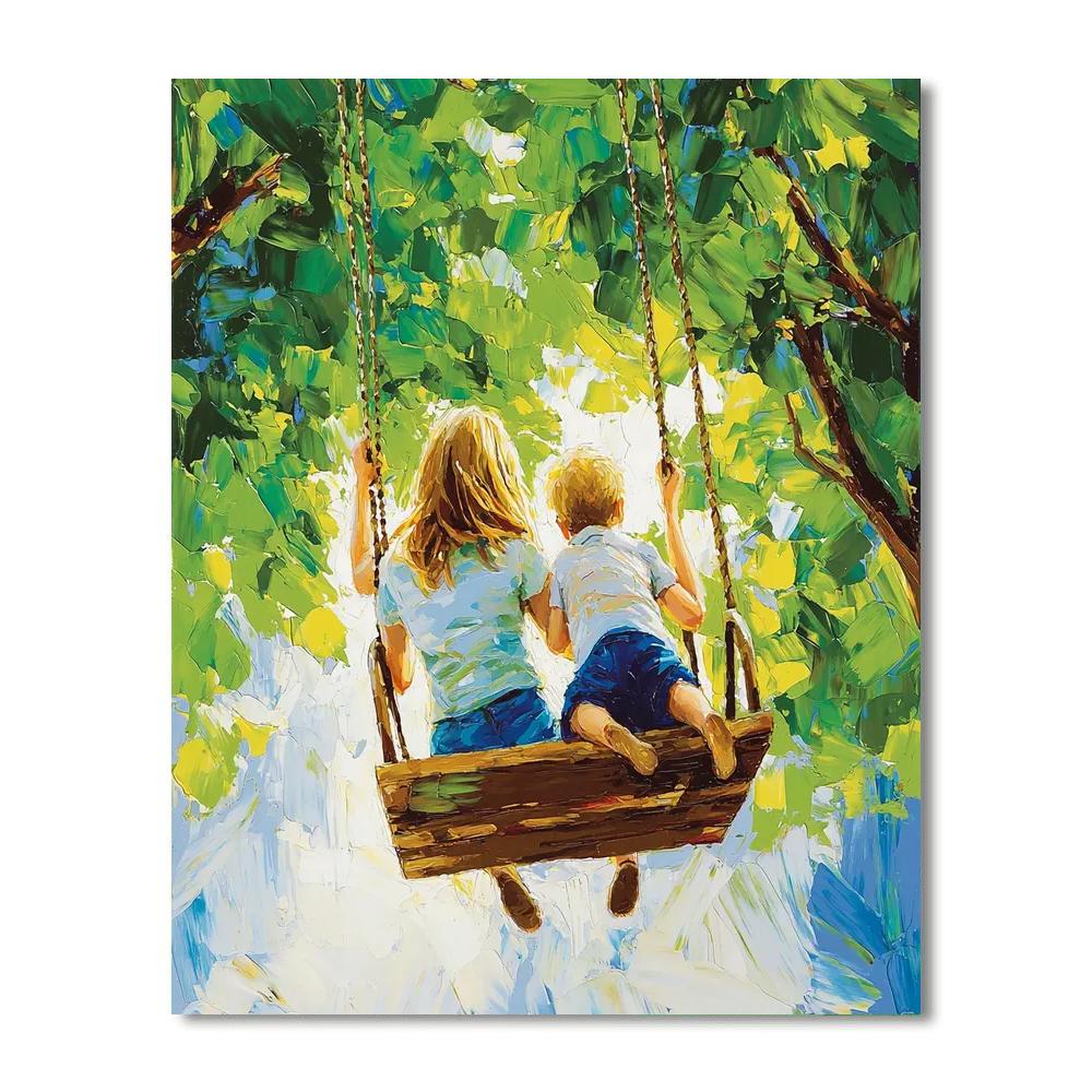 Daydreams On The Swing Paint By Numbers Kits