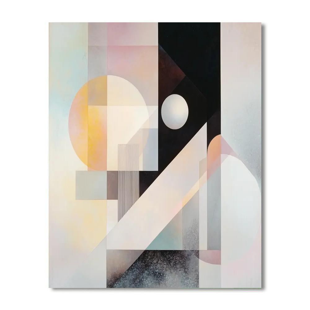 Kazimir Malevich Inspired Ethereal Geometry  Paint By Numbers