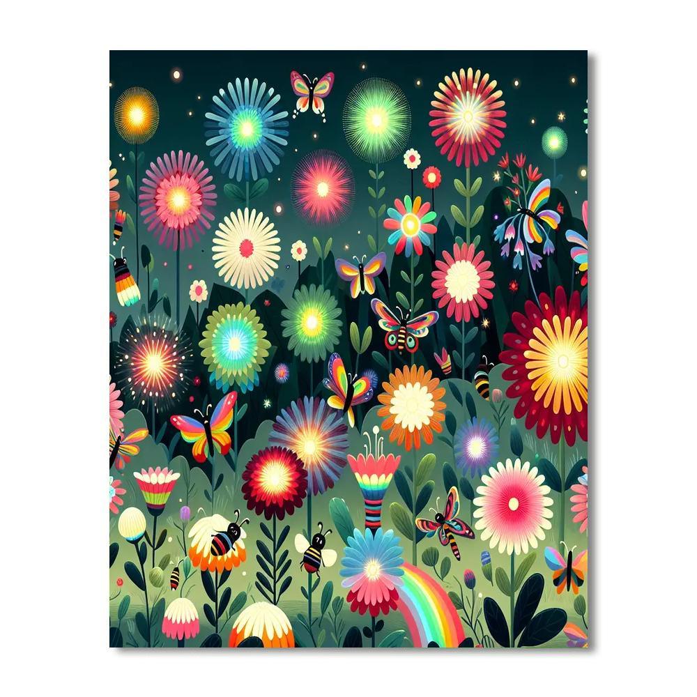 Lively Garden Parade Paint By Numbers Kits