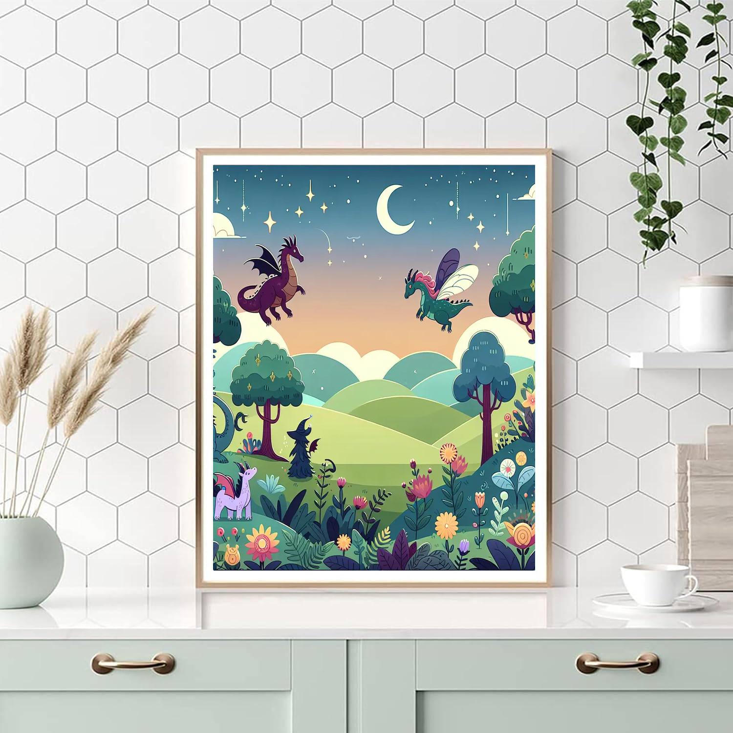 Wonderous World Painting Number Kit