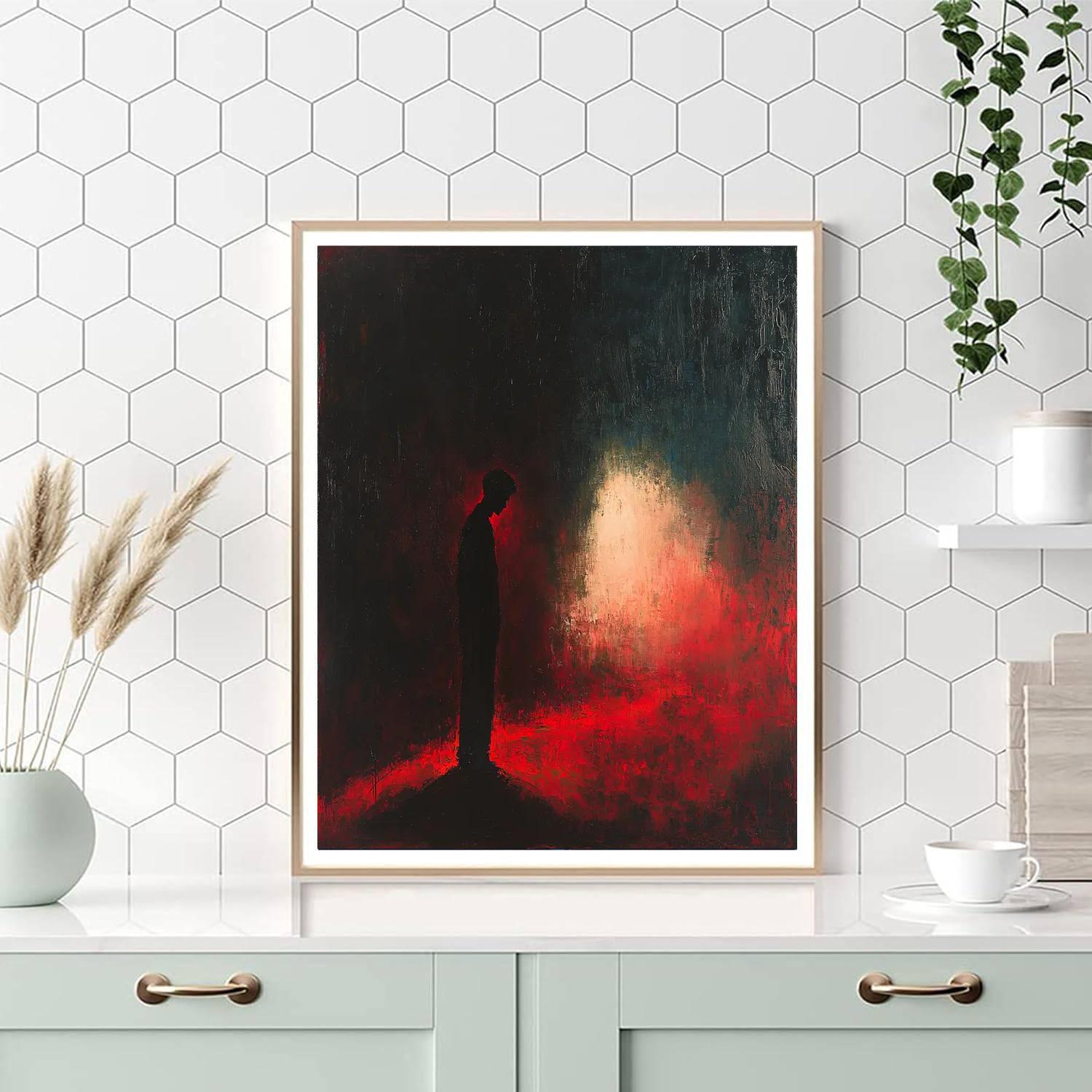 Caravaggio Inspired Heart Of Shadows  Numbered Painting Kits