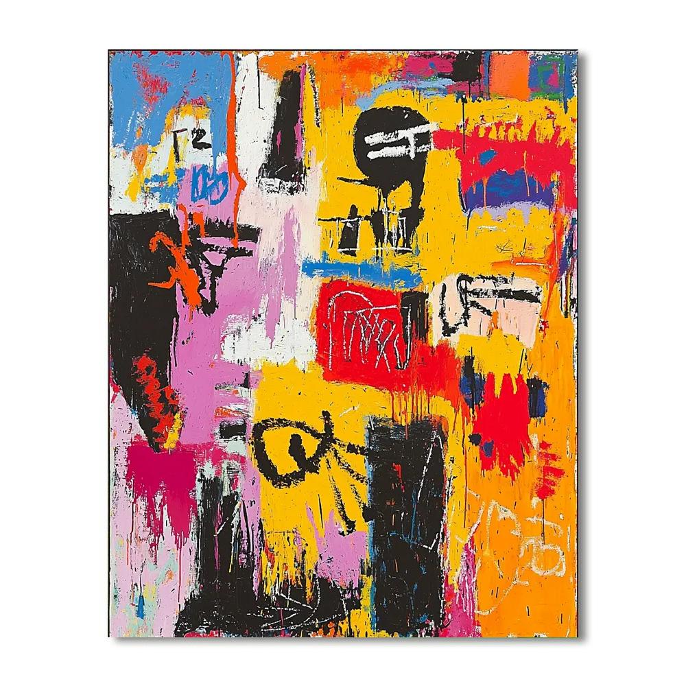 Jean-Michel Basquiat Inspired The Language Of Colors  Paint By Numbers Kits
