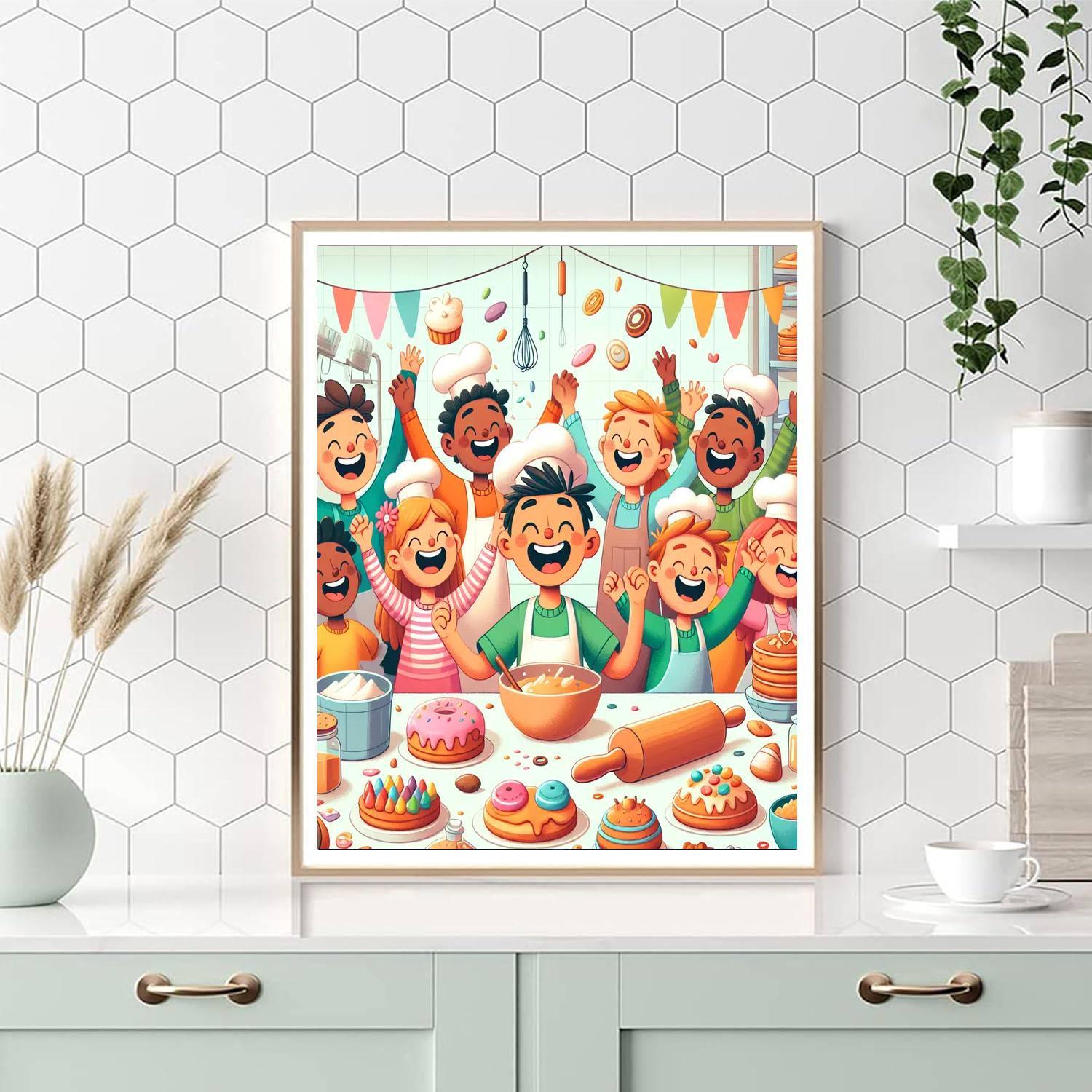 Sweet Bakery Delights DIY Paint By Numbers
