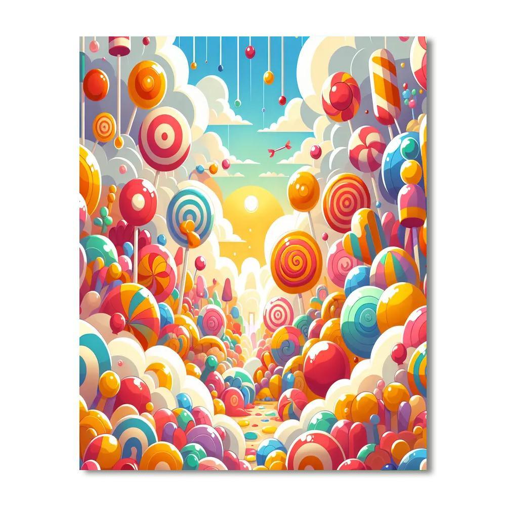 Creative Candyland Paint By Numbers
