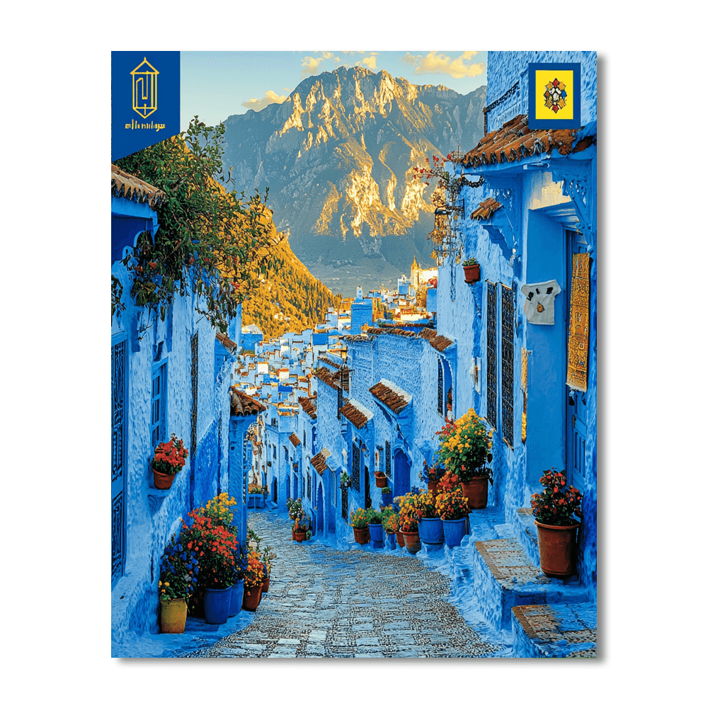 Chefchaouen Numbered Painting Kits