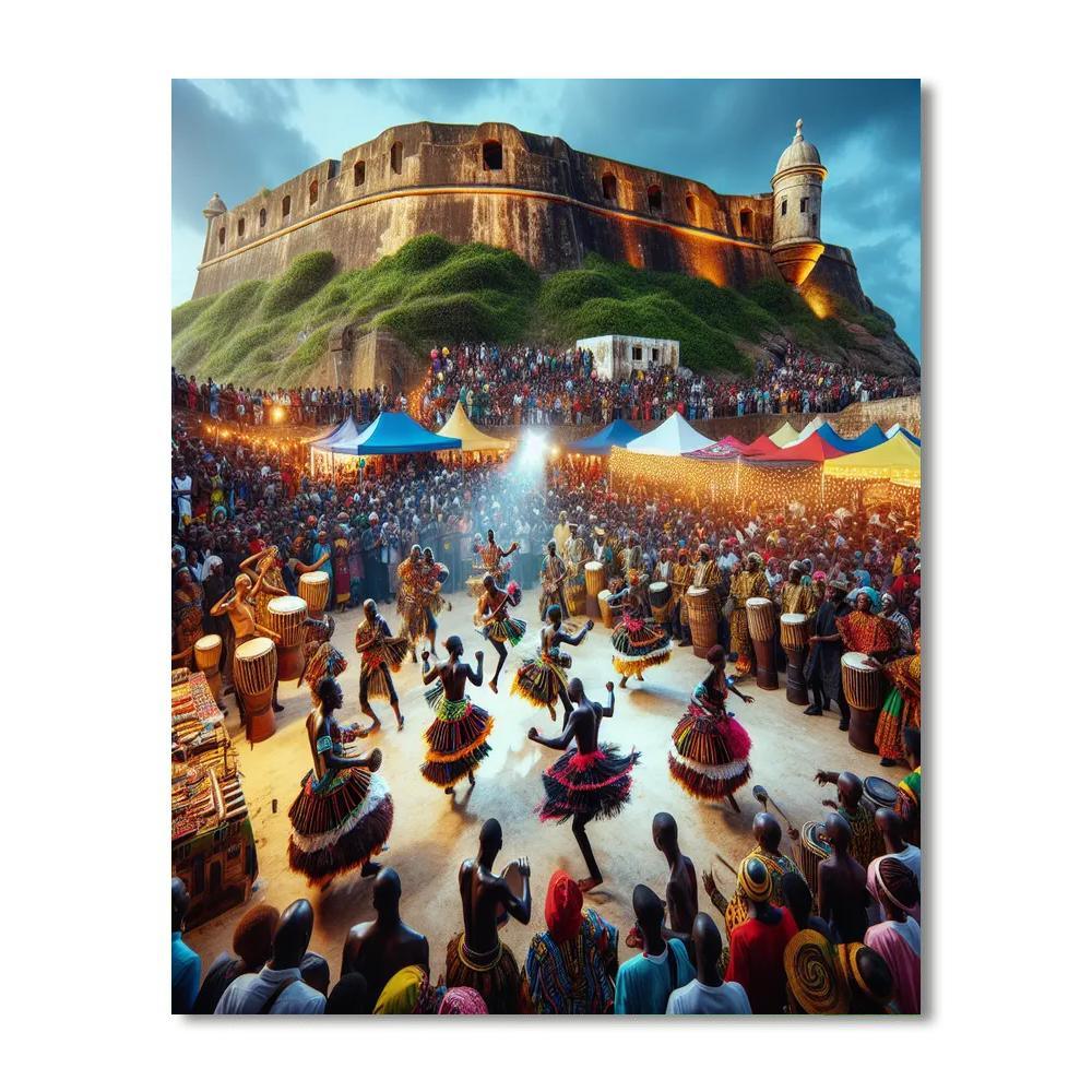 Panafest - Cape Coast Paint By Number