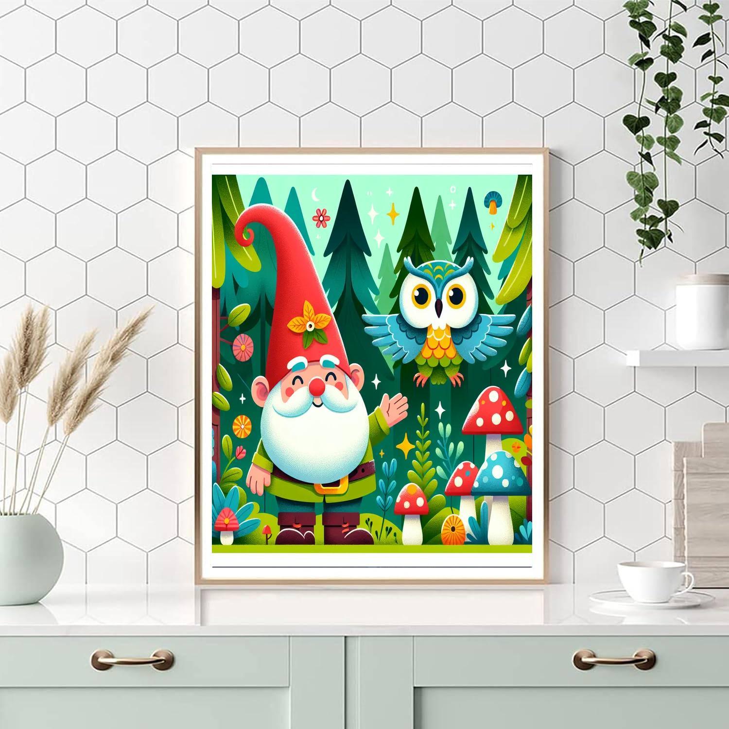 Mystic Woodlands Paint By Numbers Art