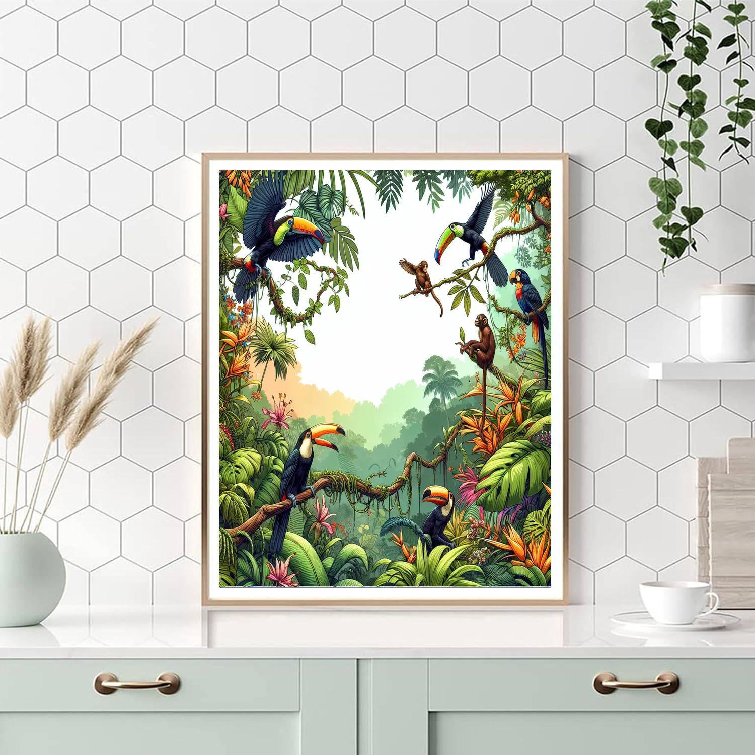 Adventure Through The Jungle Paint By Color