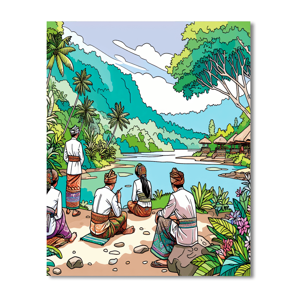 Day Of Silence - Indonesia Number Painting