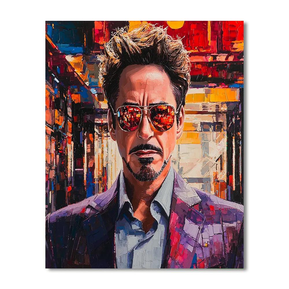 Robert Downey Jr.: Crafting A Legacy Of Iron Will Paint By Color