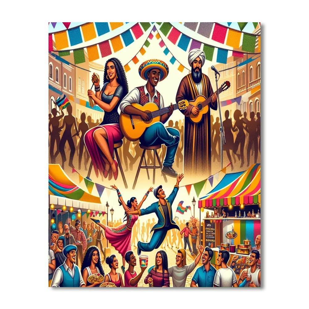 International Busker Festival - Canada Paint By Number