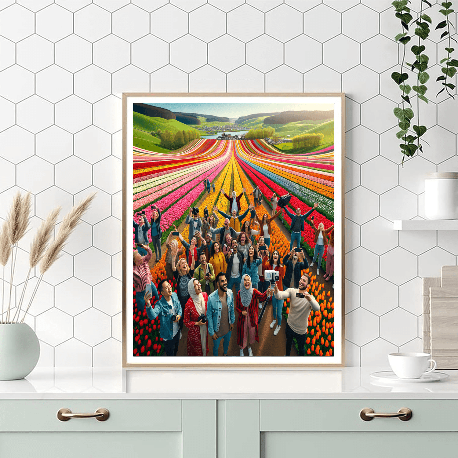 Tulip Festival - Skagit Valley Painting By Numbers Kit