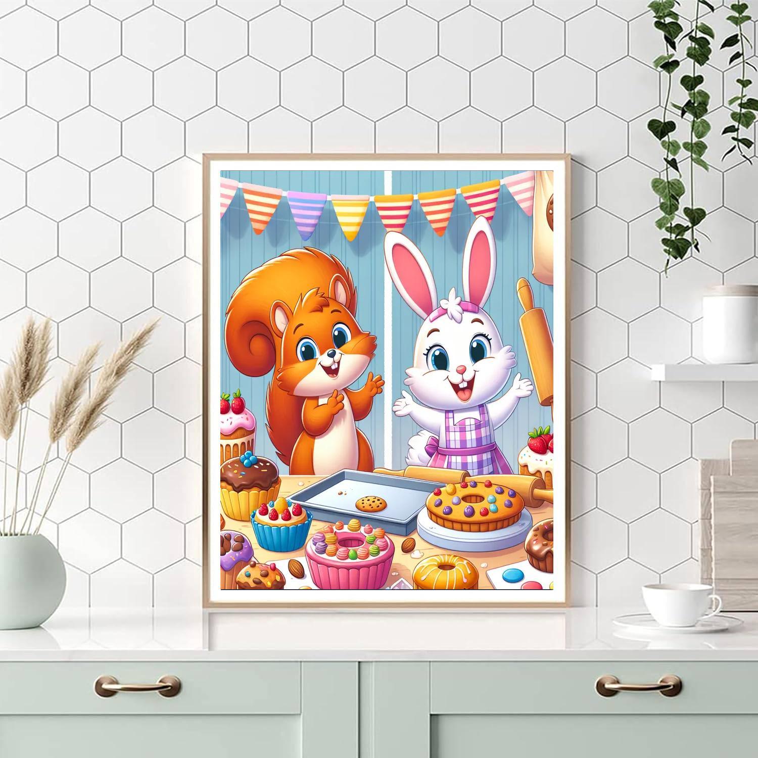 Busy Bakery Day Paint By Numbers Kits