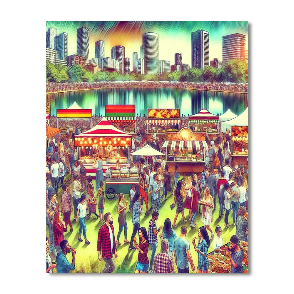 Taste Of Chicago - Chicago Numbered Painting Kits