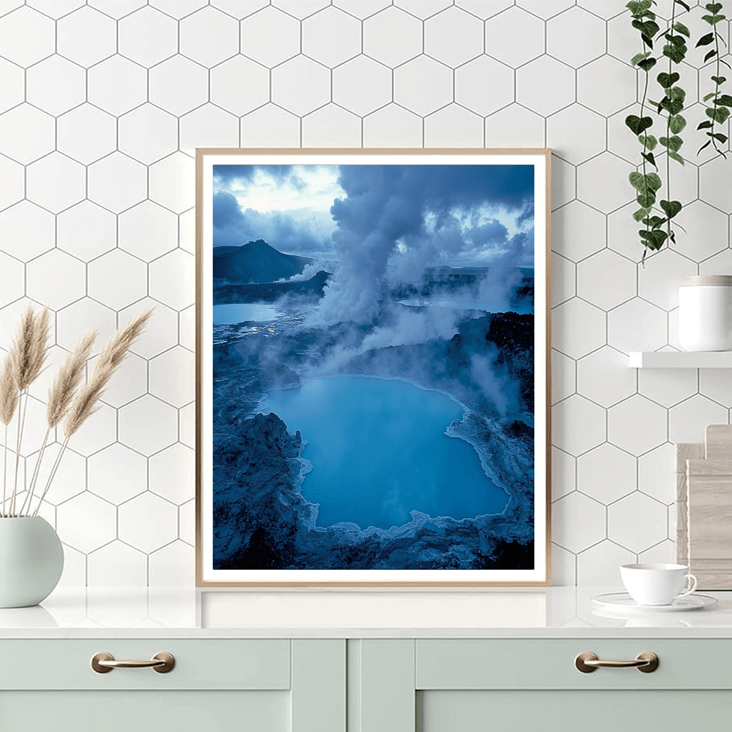 Iceland's Blue Lagoon Paint By Numbers Kits