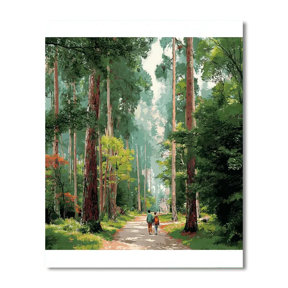 Guidance In The Forest Numbered Painting Kits