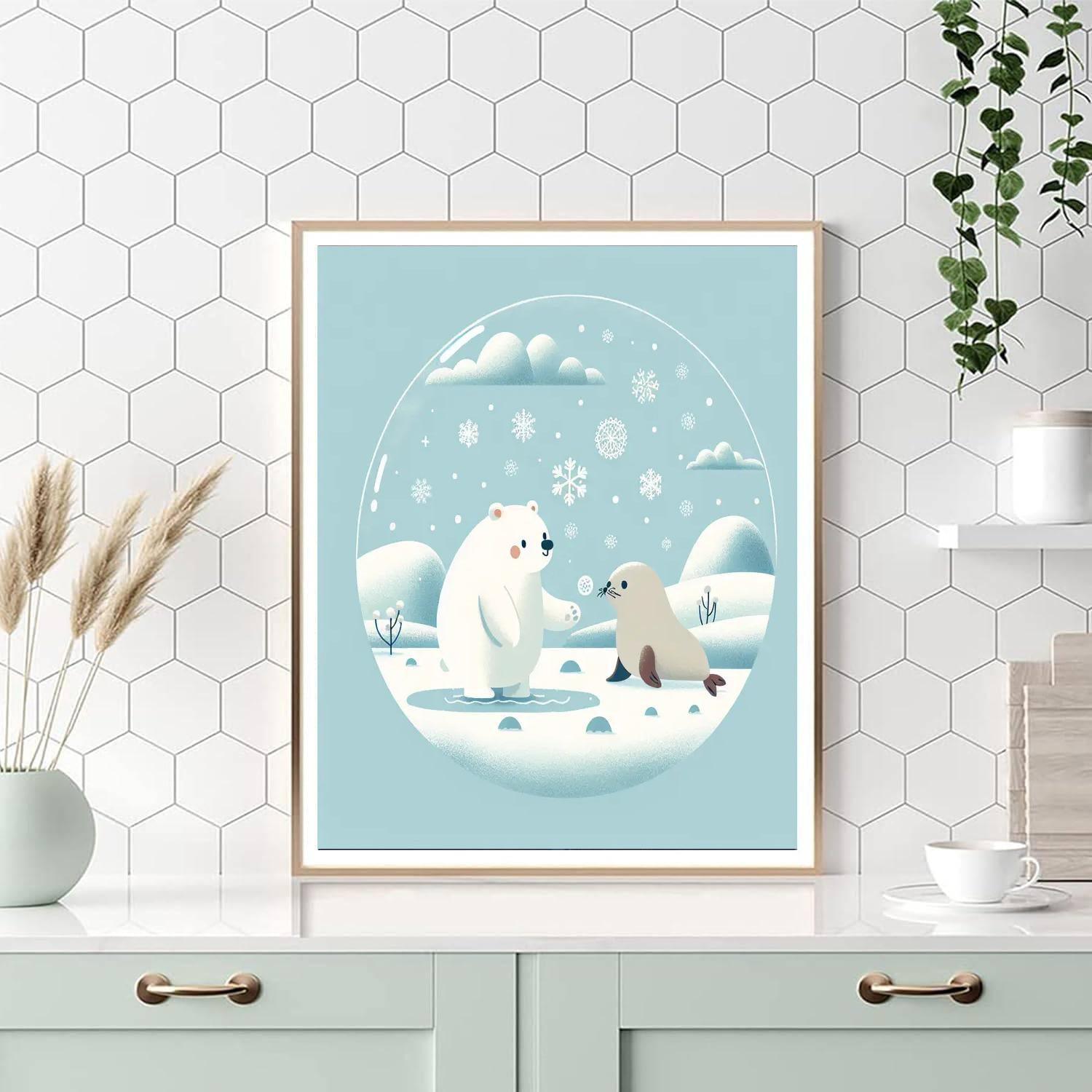 Exploring Arctic Wonders Paint By Numbers Art