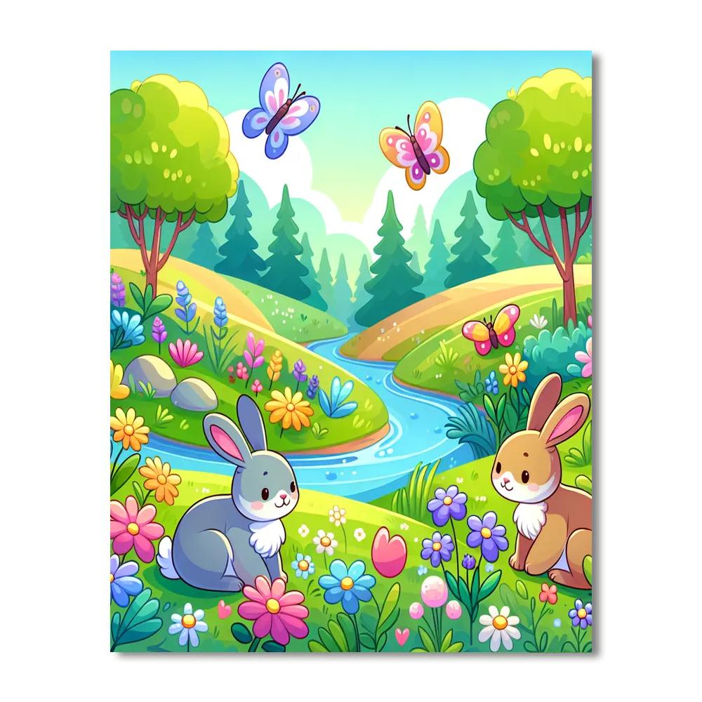 Majestic Meadow Harmony Numbered Painting Kits