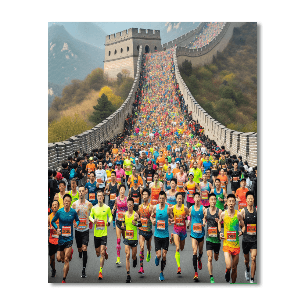 The Great Wall Marathon Paint By Number