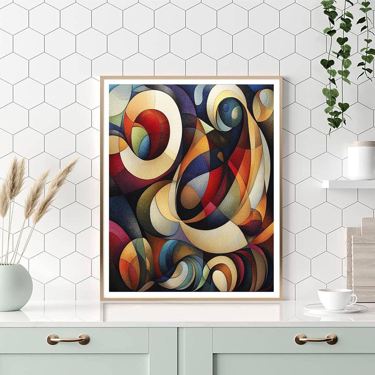 Paul Klee Inspired Harmonic Whispers  Paint By Numbers Art