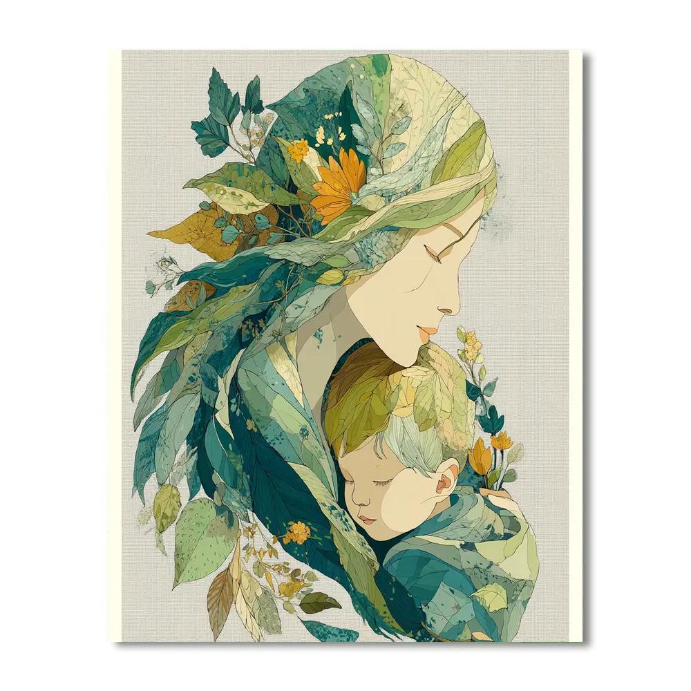 Mother Nature’s Embrace Painting Number Kit