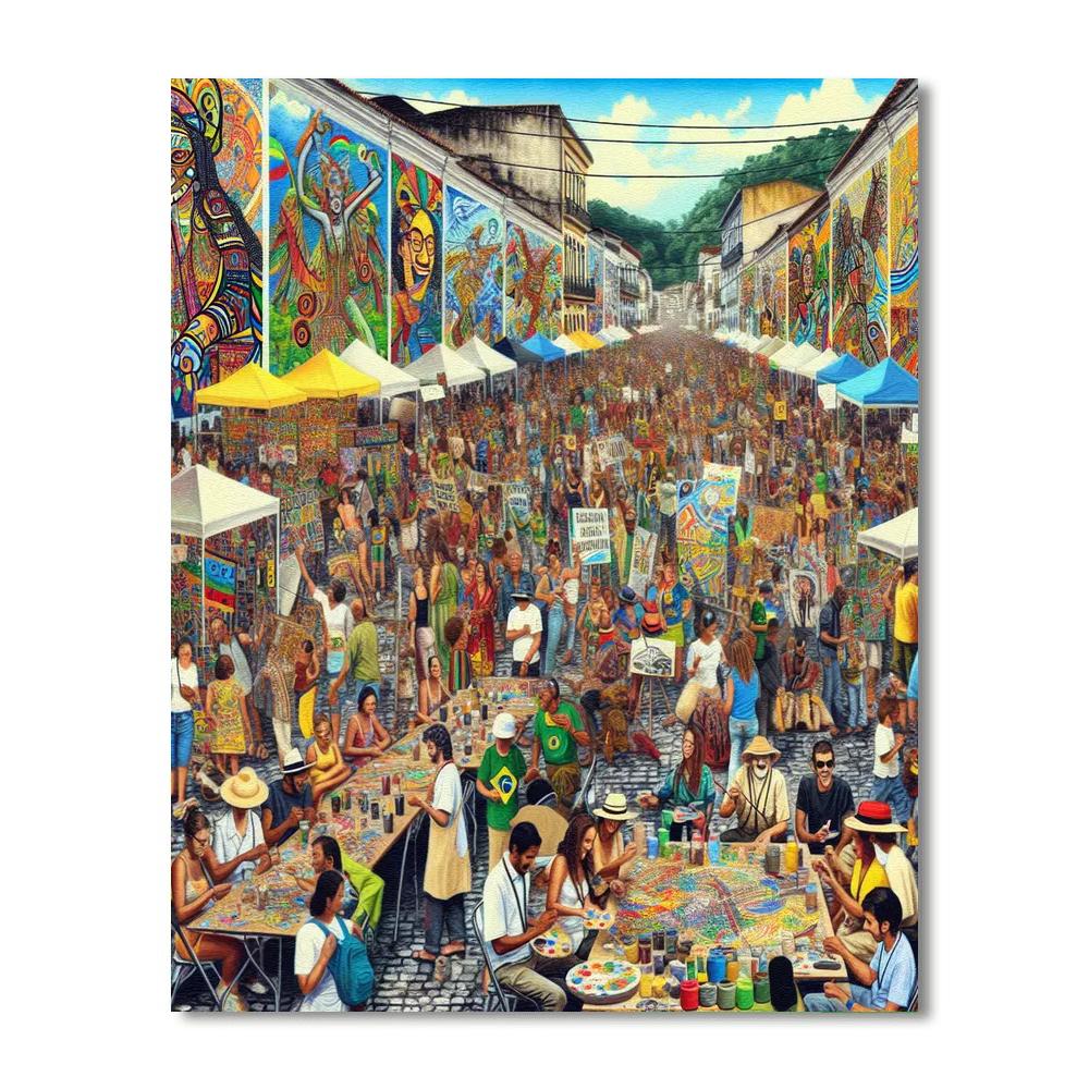 O Festival - Brazil Number Painting
