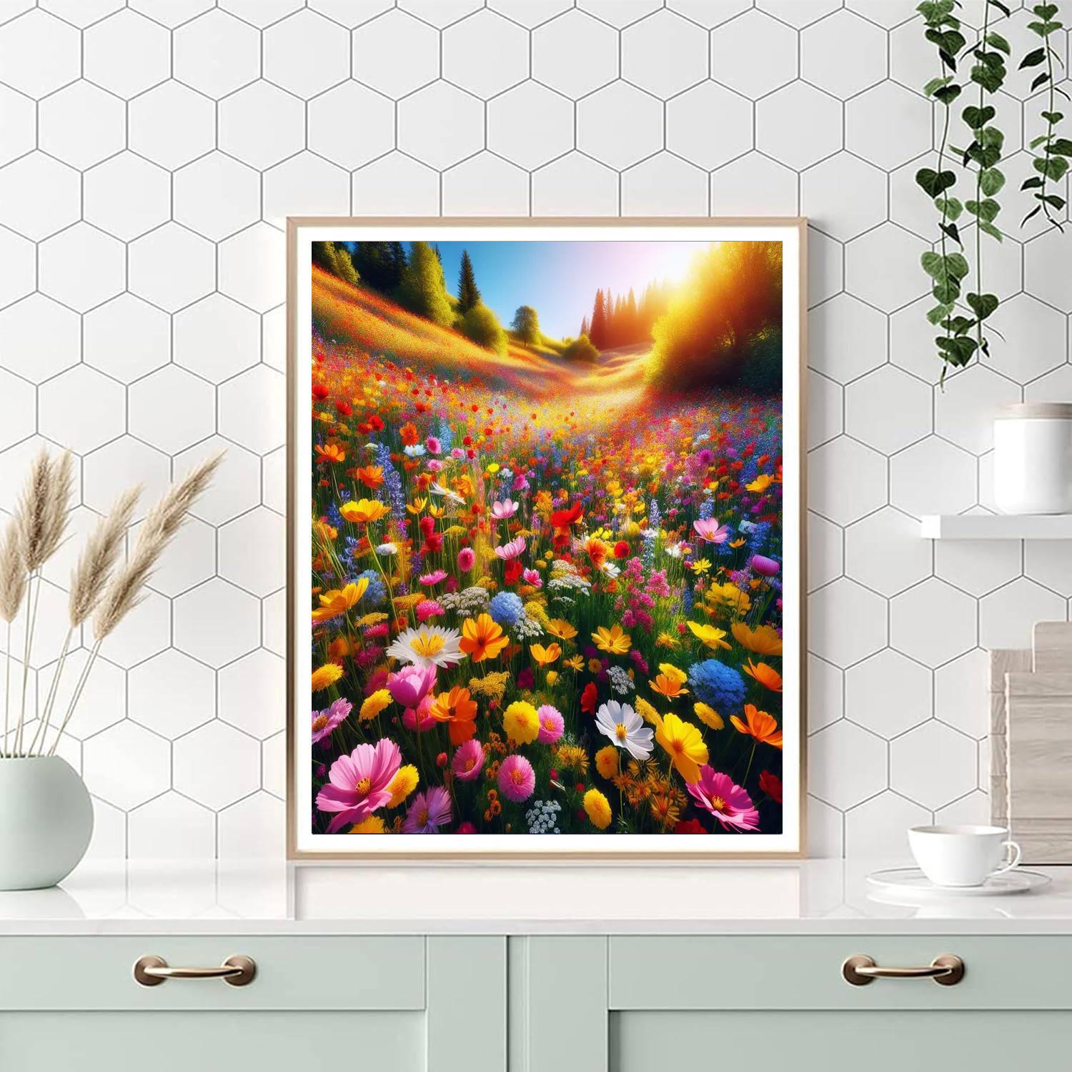 Joyful Meadow Dance Painting Number Kit