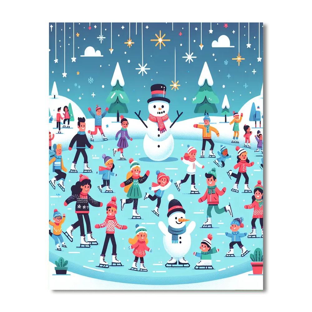Winter Festival Paint By Numbers