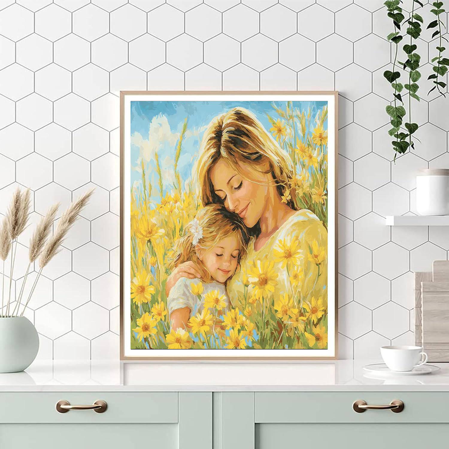 A Mother’s Tender Care Numbered Painting Kits