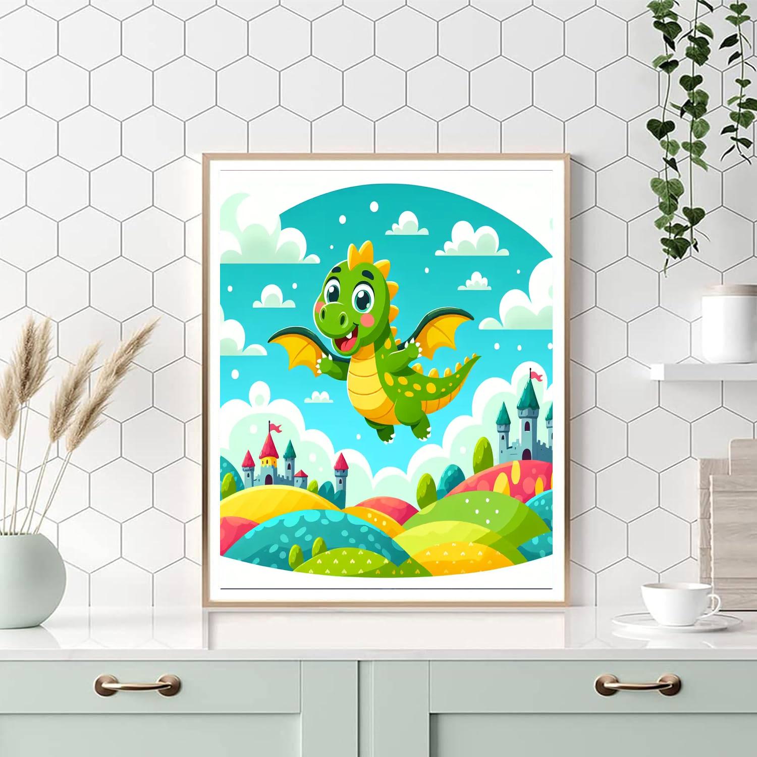 Charming Dragon Quest Paint By Numbers Art