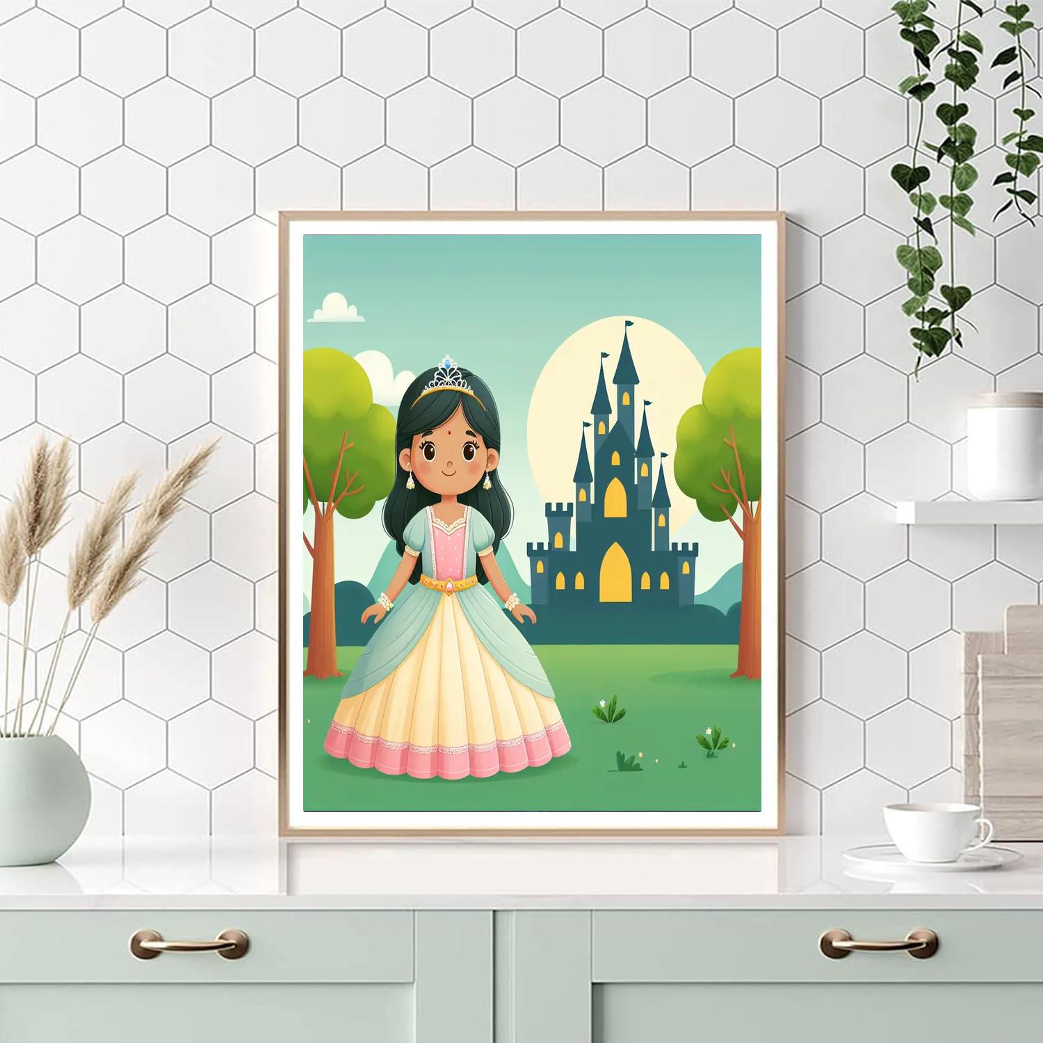 Fairytale Princess Realm Paint By Numbers