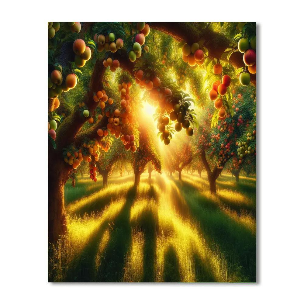 Summer Orchard Delight Numbered Painting Kits