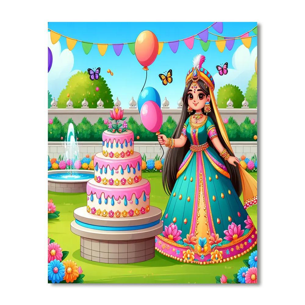 Princess Royal Garden Party Painting Number Kit