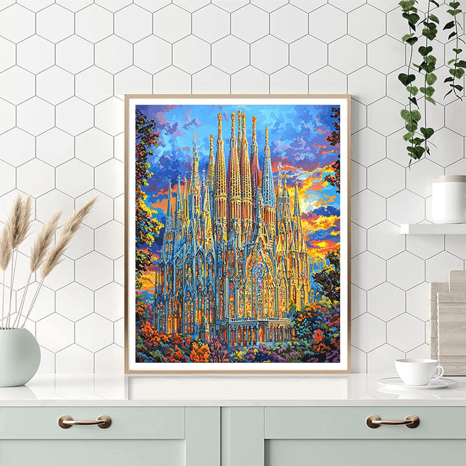 La Sagrada Familia - Spain Number Painting