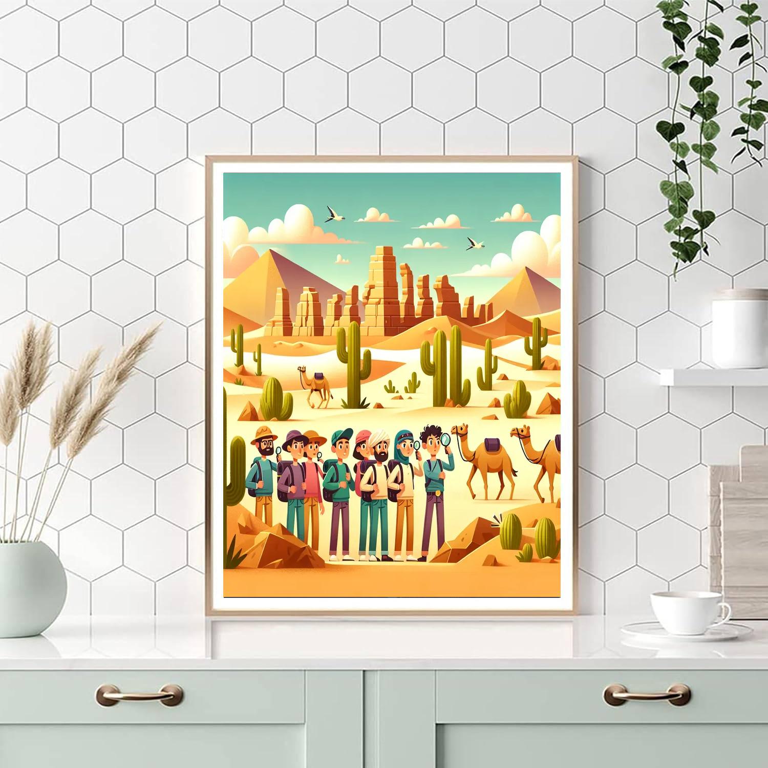 Desert Mirage Mysteries Numbered Painting Kits