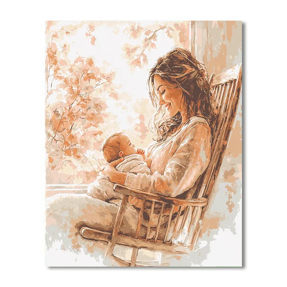 Cradled In Mother’s Love Painting Number Kit