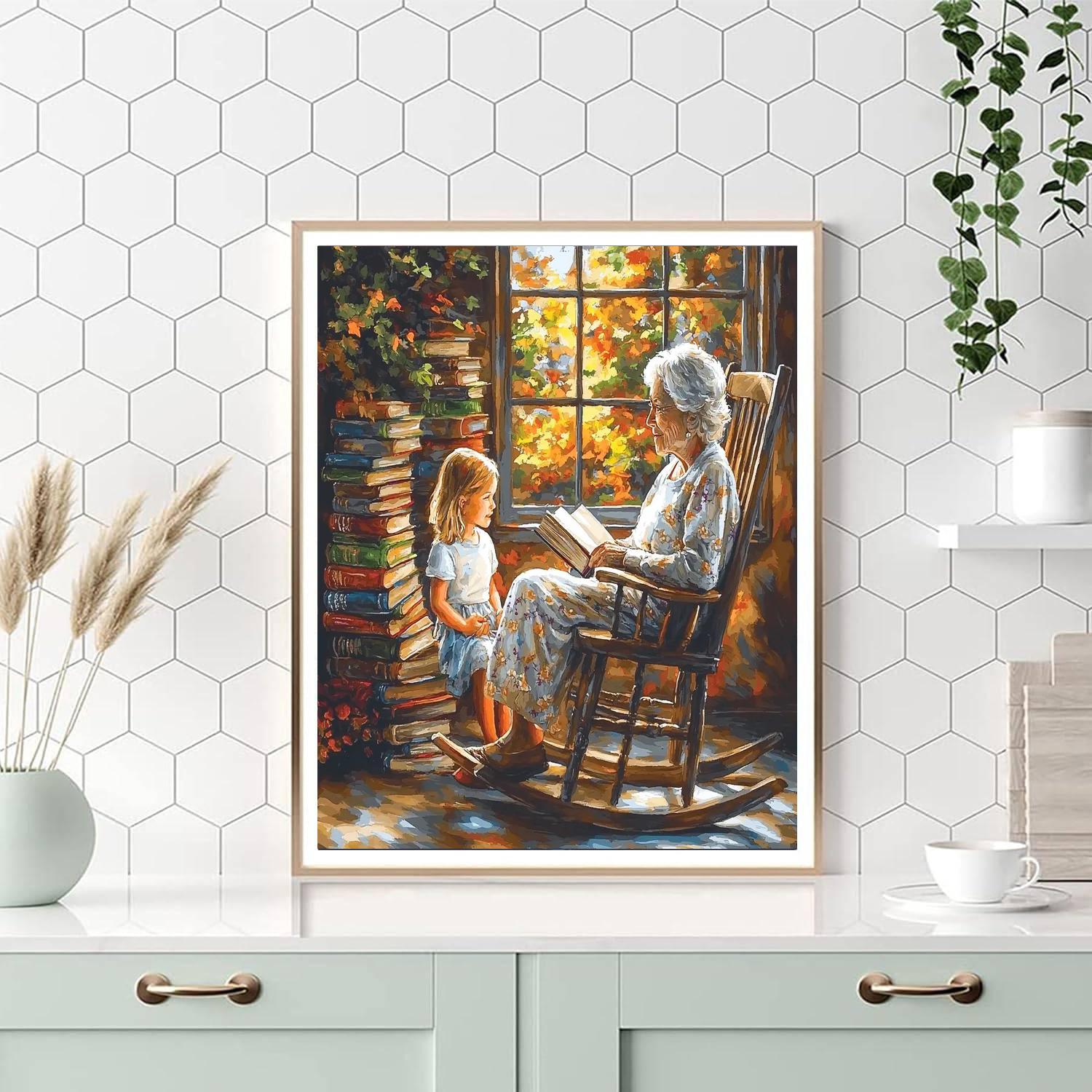 Whisper Of Generational Wisdom Number Painting