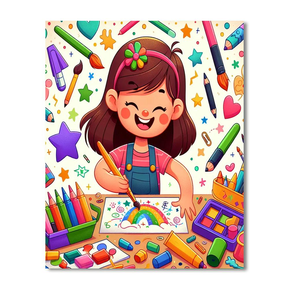 Creative Arts And Crafts Painting By Numbers Kit